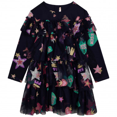 Printed ruffled tulle dress BILLIEBLUSH for GIRL