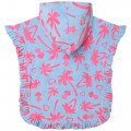 Terry cloth hooded towel BILLIEBLUSH for GIRL