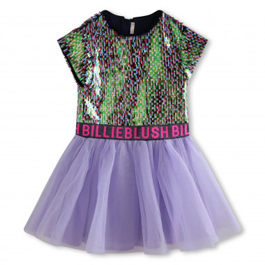 Bi-material sequin dress BILLIEBLUSH for GIRL