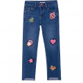 Jeans con toppe a fantasia BILLIEBLUSH Per BAMBINA