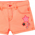 Shorts in drill di paillettes BILLIEBLUSH Per BAMBINA