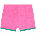 Terry cloth embroidered shorts BILLIEBLUSH for GIRL