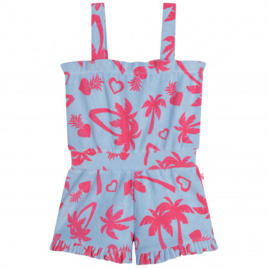 Printed terry cloth playsuit BILLIEBLUSH for GIRL