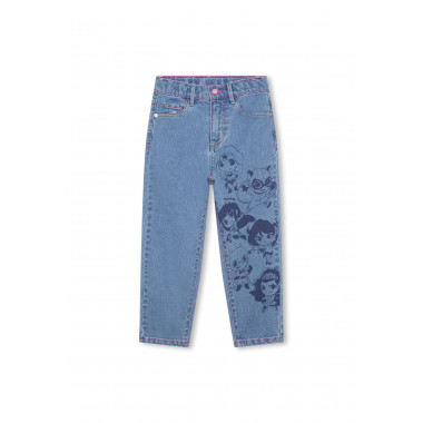 5-pocket jeans with print  for 