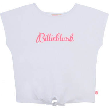 Cotton T-shirt with tied hem BILLIEBLUSH for GIRL