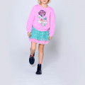 Velour fleece sweatshirt BILLIEBLUSH for GIRL