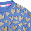 Round-neck fleece sweatshirt BILLIEBLUSH for GIRL