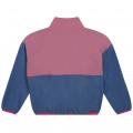 Zipped fleece sweatshirt BILLIEBLUSH for GIRL