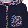 Printed zipped hoodie BILLIEBLUSH for GIRL