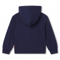 Hooded fleece zip sweatshirt BILLIEBLUSH for GIRL