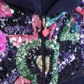 Hooded fleece zip sweatshirt BILLIEBLUSH for GIRL