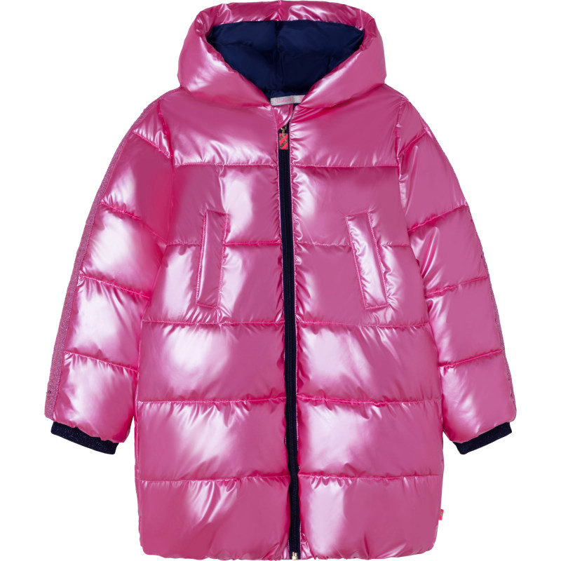 Girls pink puffer jacket online