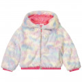 Fleece hooded coat BILLIEBLUSH for GIRL