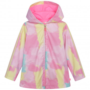 Multicoloured hooded raincoat  for 