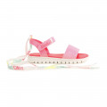 Sequined ribboned sandals BILLIEBLUSH for GIRL