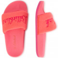Slippers van badstof met logo BILLIEBLUSH Voor