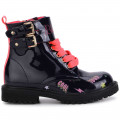 Lace-up leather ankle boots BILLIEBLUSH for GIRL