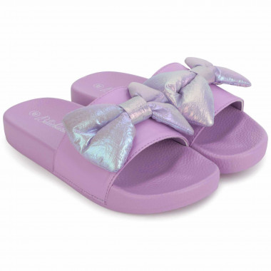 Iridescent slide sandals BILLIEBLUSH for GIRL
