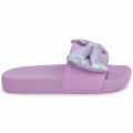 Iridescent slide sandals BILLIEBLUSH for GIRL