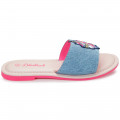 Mules with embroidered unicorn BILLIEBLUSH for GIRL
