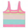 Knitted striped tank top BILLIEBLUSH for GIRL