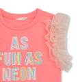 T-shirt with tulle sleeves BILLIEBLUSH for GIRL