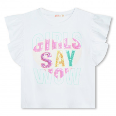 T-shirt with frills  for 
