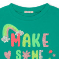 T-shirt ample à message BILLIEBLUSH pour FILLE
