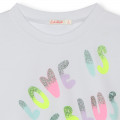T-shirt with message BILLIEBLUSH for GIRL