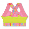 Sports bra with logo BILLIEBLUSH for GIRL