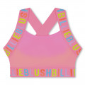 Sports bra with logo BILLIEBLUSH for GIRL