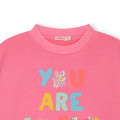 Fleece sweatshirt BILLIEBLUSH for GIRL