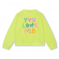 Fleece sweatshirt BILLIEBLUSH for GIRL