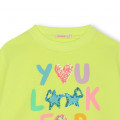Fleece sweatshirt BILLIEBLUSH for GIRL