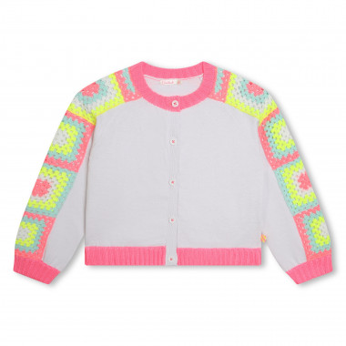 Cotton knitted cardigan BILLIEBLUSH for GIRL