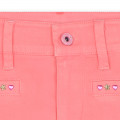 Fringed cotton twill shorts BILLIEBLUSH for GIRL