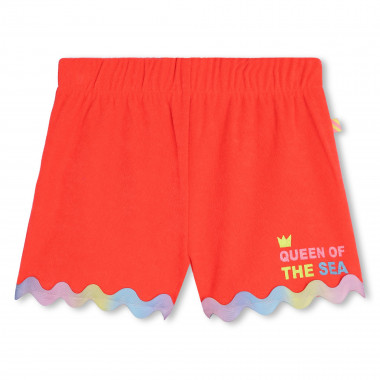 Sequinned terrycloth shorts BILLIEBLUSH for GIRL
