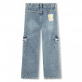4-pocket cotton jeans BILLIEBLUSH for GIRL