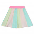 Multicoloured embossed skirt BILLIEBLUSH for GIRL