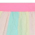 Multicoloured embossed skirt BILLIEBLUSH for GIRL