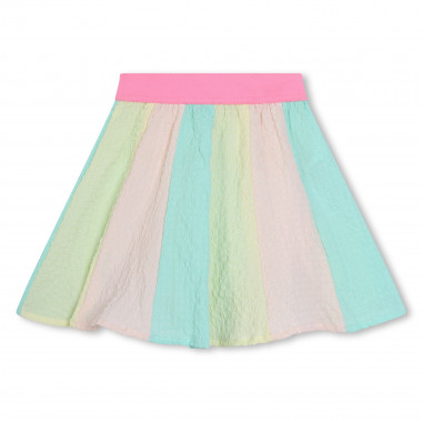 Multicoloured embossed skirt  for 