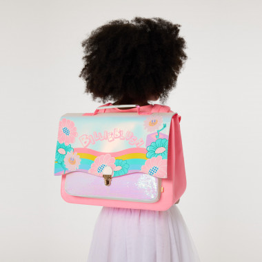 Coated canvas school bag BILLIEBLUSH for GIRL