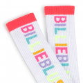High socks with logo BILLIEBLUSH for GIRL