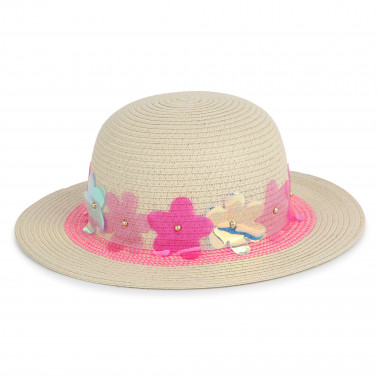 Sun hat with flowers BILLIEBLUSH for GIRL