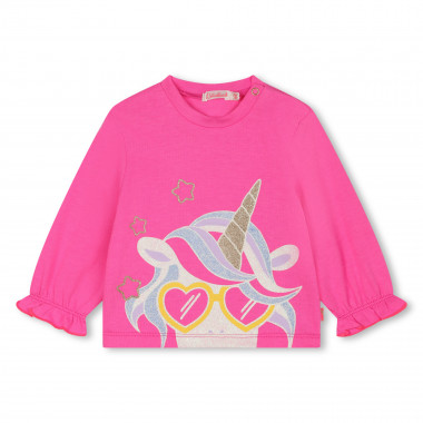 T-shirt com botões de pressão BILLIEBLUSH para RAPARIGA