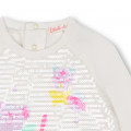 T-shirt en coton à sequins BILLIEBLUSH pour FILLE