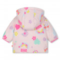 Printed hooded puffer jacket BILLIEBLUSH for GIRL