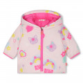 Printed hooded puffer jacket BILLIEBLUSH for GIRL