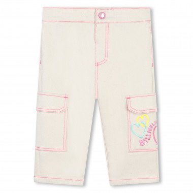 Pantalon brodé en coton BILLIEBLUSH pour FILLE