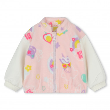 Cardigã estampado bi-matéria BILLIEBLUSH para RAPARIGA